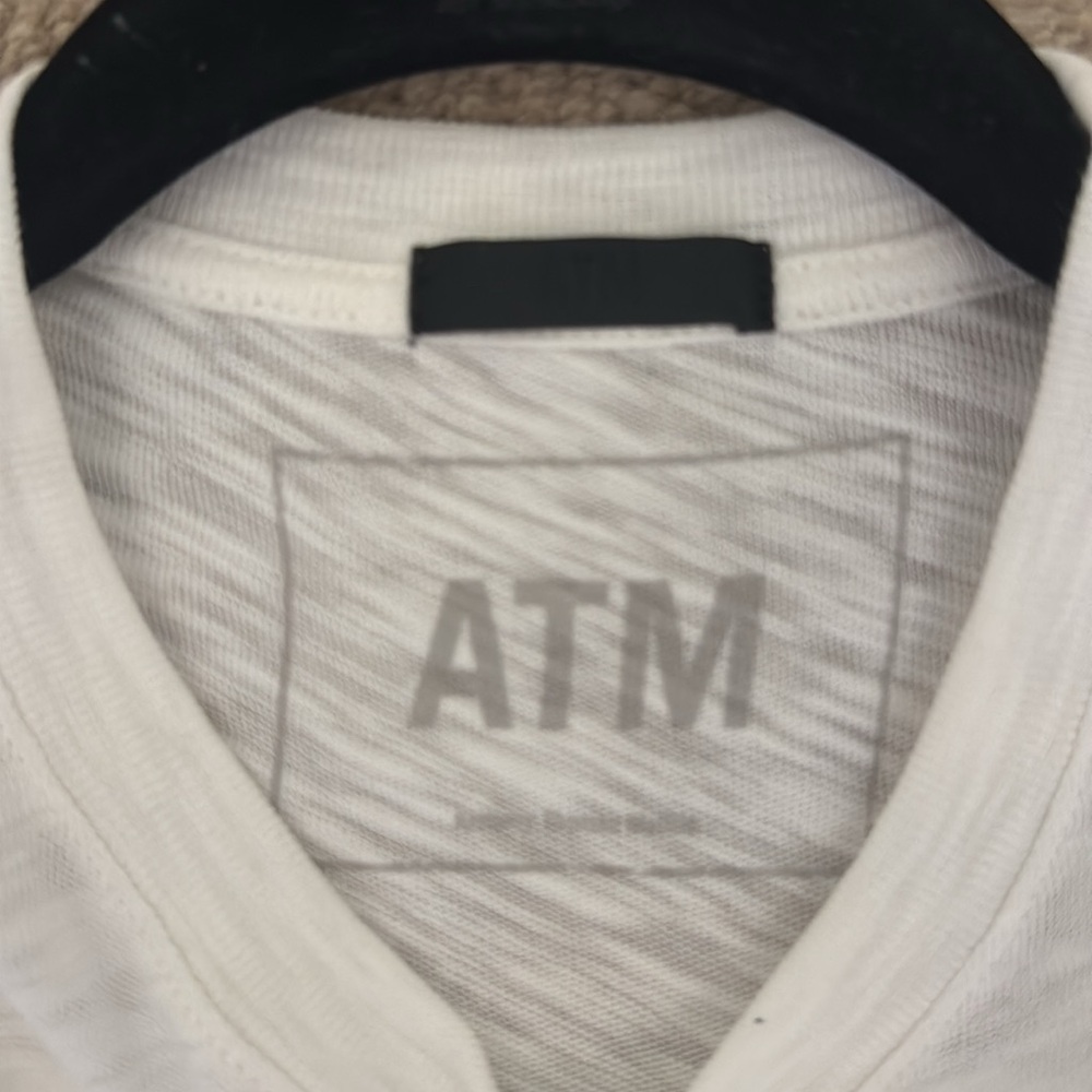 Never worn ATM Slub Jersey Muscle tank Dress ATM white - Picture 5 of 5